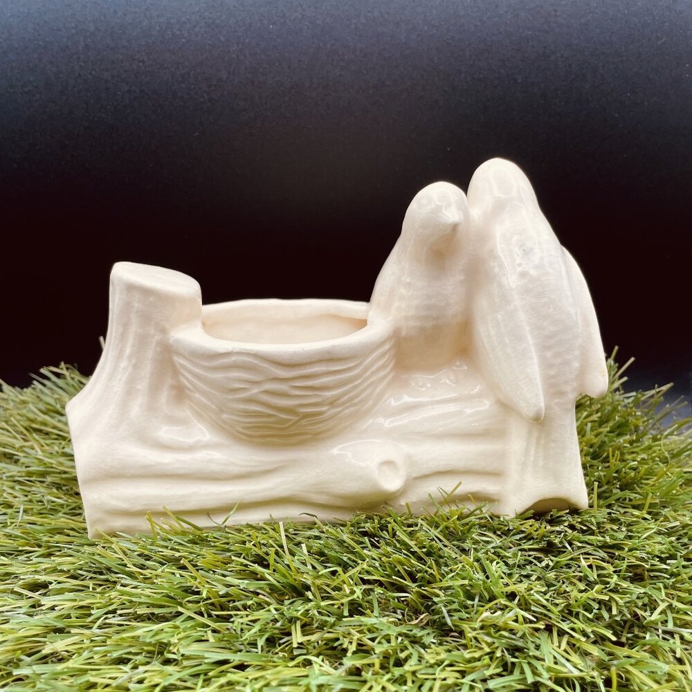 Vintage McCoy Lovebirds Planter